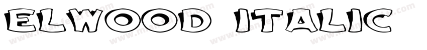 Elwood Italic字体转换